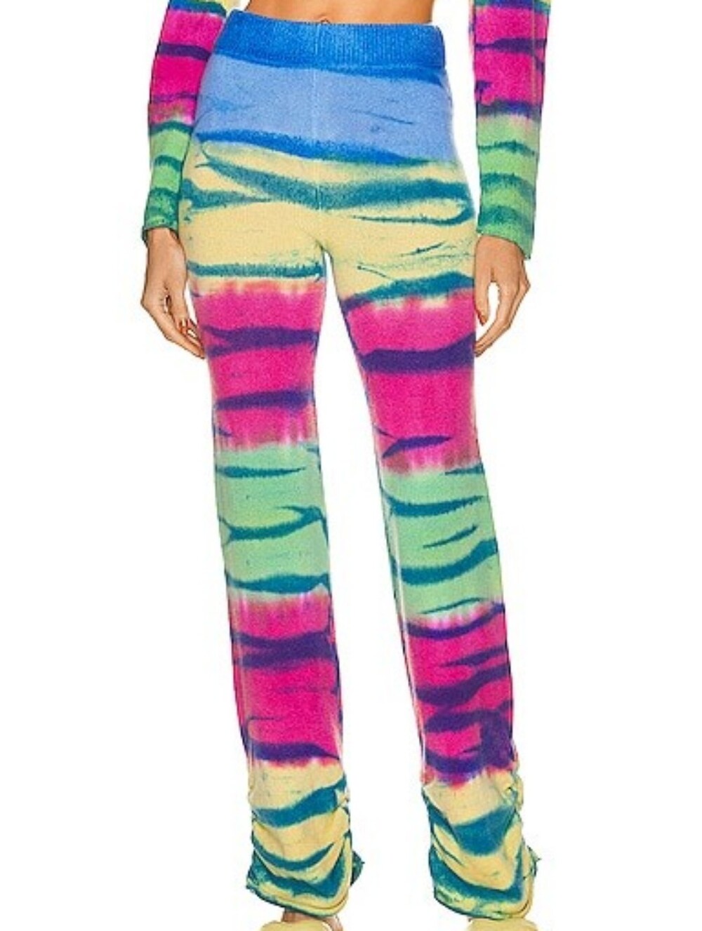 The Elder Statesman Tie-Dye Cashmere Pants